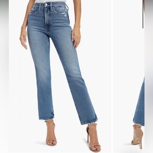 Good American high waist straight jeans